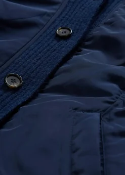 Discount Wattierte Jacke mit Strickbündchen Damen Nachhaltigere Materialien|Jacken & Mäntel