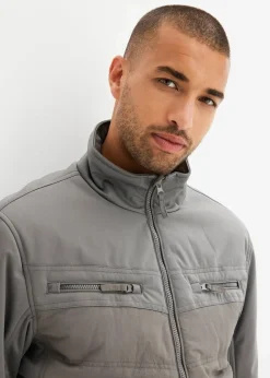 New wattierte Softshelljacke in Blousonform Herren Große Größen|Outdoorbekleidung