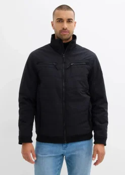 Herren bonprix Jacken & Mäntel|Outdoorbekleidung|wattierte Softshelljacke in Blousonform