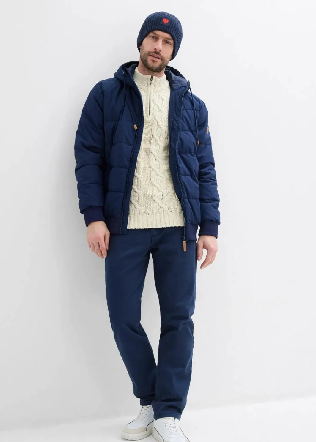 Best wattierte Steppjacke in Blousonform Herren Große Größen|Jacken & Mäntel