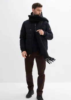 Hot wattierte Steppjacke in Blousonform Herren Jacken & Mäntel|Große Größen