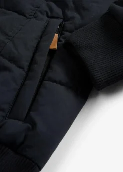 Hot wattierte Steppjacke in Blousonform Herren Jacken & Mäntel|Große Größen