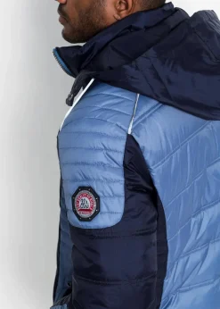 Hot wattierte Steppjacke mit abnehmbarer Kapuze Herren Große Größen|Jacken & Mäntel