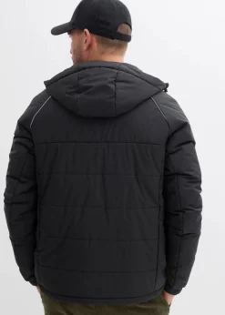 Herren bonprix Große Größen|Outdoorbekleidung|wattierte Steppjacke mit Kapuze