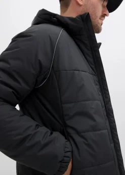 Herren bonprix Große Größen|Outdoorbekleidung|wattierte Steppjacke mit Kapuze