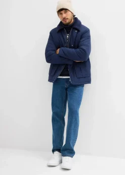 Herren bonprix Große Größen|Jacken & Mäntel|Wattierte Winterjacke mit Cordkragen