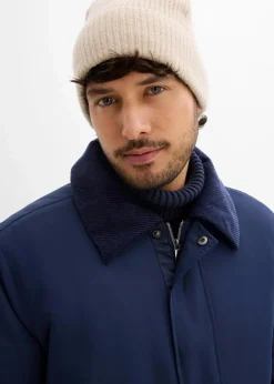 Herren bonprix Große Größen|Jacken & Mäntel|Wattierte Winterjacke mit Cordkragen