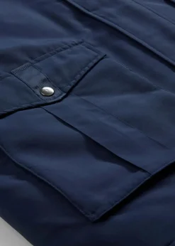 Herren bonprix Große Größen|Jacken & Mäntel|Wattierte Winterjacke mit Cordkragen
