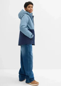 Kinder bonprix Jungen 9-16 Jahre·Jacken & Outdoor|wattierte Winterjacke im Colourblocking mit Kapuze