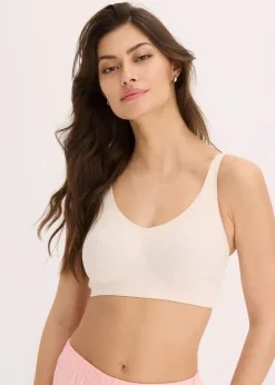 Clearance ​​​​Wattierter Feel Comfort Lasercut T-Shirt BH ohne Bügel Damen Seamless|Bhs