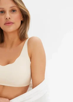 Damen bonprix Bhs|Seamless|​​​​Wattierter Feel Comfort Lasercut T-Shirt BH ohne Bügel