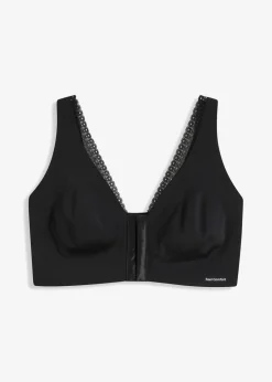 Outlet Wattierter Feel Comfort Lasercut-BH ohne Bügel mit Vorderverschluss Damen Seamless|Basics