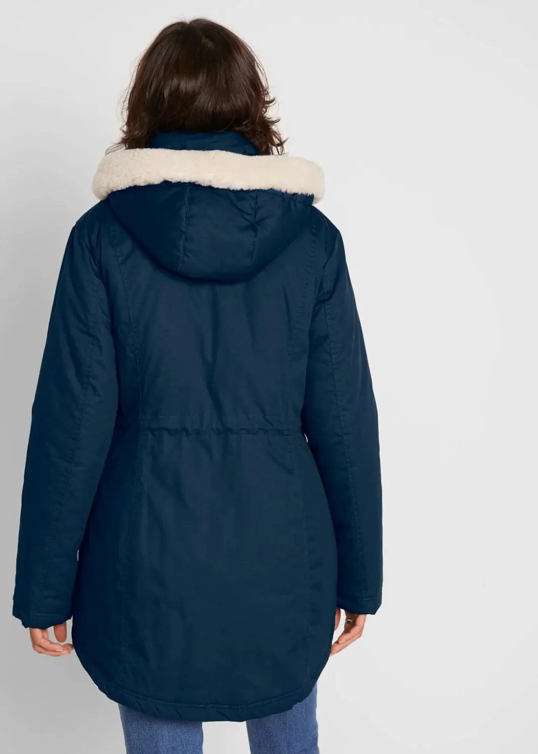 Wattierter Parka mit Fellimitat-Besatz Damen Jacken & Mäntel|Bekleidung·Hosen