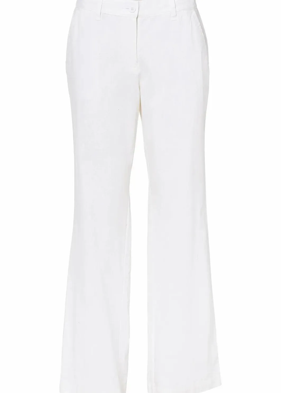 Damen bonprix Hosen|Bekleidung·Kleider|Webhose aus Leinen-Baumwoll-Mix