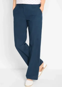 Discount Webhose aus Leinen-Baumwoll-Mix Damen Hosen|Bekleidung·Kleider