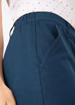 Discount Webhose aus Leinen-Baumwoll-Mix Damen Hosen|Bekleidung·Kleider