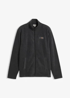 Discount weiche Fleecejacke mit Eingriffstaschen Herren Große Größen|Jacken & Mäntel