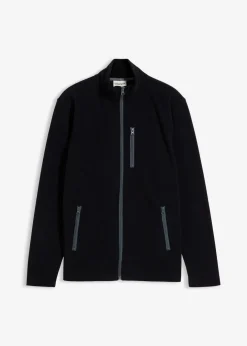Herren bonprix Große Größen|Jacken & Mäntel|weiche Fleecejacke mit praktischen Reißverschlusstaschen