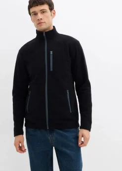 Herren bonprix Große Größen|Jacken & Mäntel|weiche Fleecejacke mit praktischen Reißverschlusstaschen