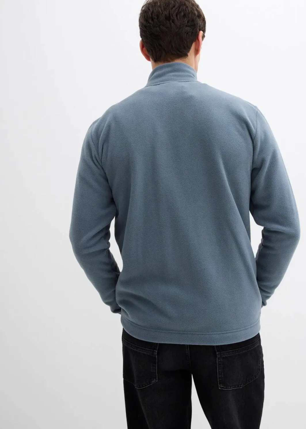 weiche Fleecejacke mit praktischen Reißverschlusstaschen Herren Sweat|Jacken & Mäntel