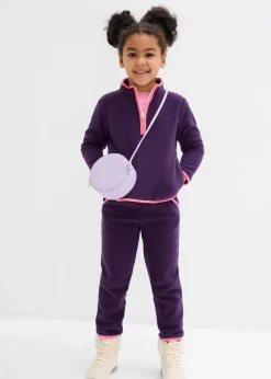 Sale weicher Fleecepullover mit Kontrastdetails Kinder Mädchen 2-8 Jahre·Sweat & Strick
