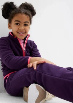 Sale weicher Fleecepullover mit Kontrastdetails Kinder Mädchen 2-8 Jahre·Sweat & Strick
