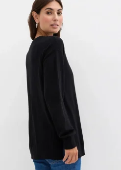Clearance Weicher Umstandspullover mit Stillschlitzen aus Bio-Baumwolle Damen Bekleidung·Blazer|Umstandsmode