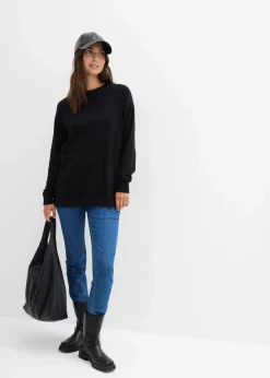Clearance Weicher Umstandspullover mit Stillschlitzen aus Bio-Baumwolle Damen Bekleidung·Blazer|Umstandsmode
