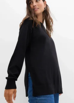 Clearance Weicher Umstandspullover mit Stillschlitzen aus Bio-Baumwolle Damen Bekleidung·Blazer|Umstandsmode