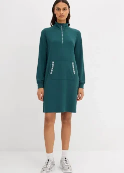 Damen bonprix Kleider|Sweat|Weiches Sweatkleid
