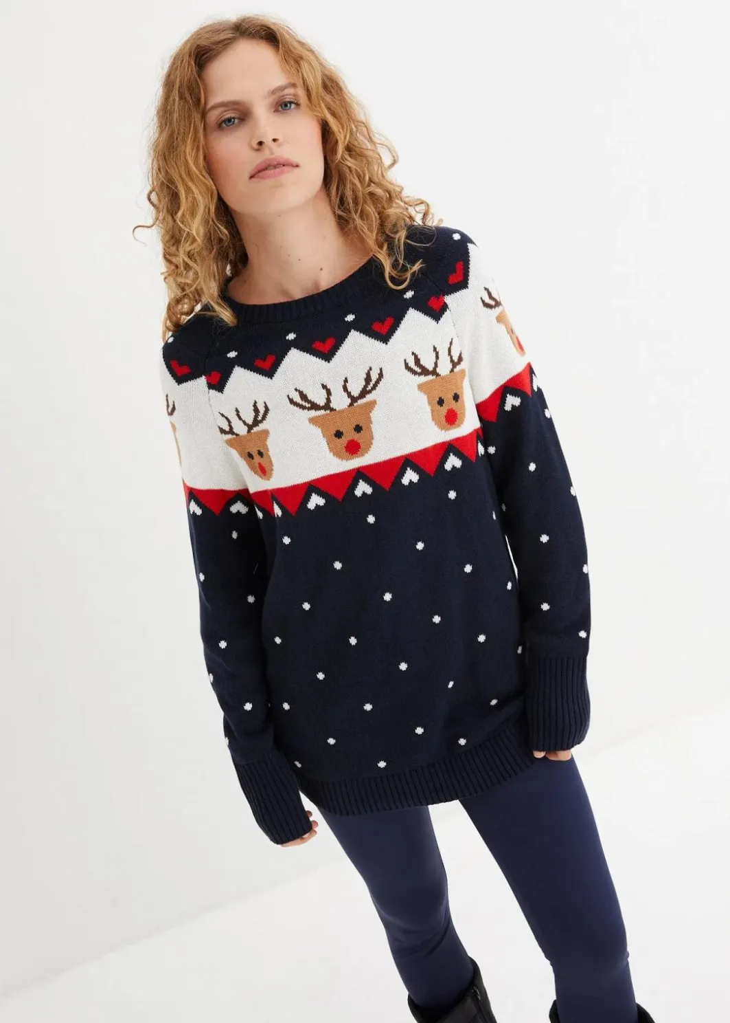 Damen bonprix Bekleidung·Umstandsmode|Bekleidung·Jeans|Weihnachtspullover