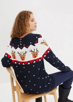 Damen bonprix Bekleidung·Umstandsmode|Bekleidung·Jeans|Weihnachtspullover