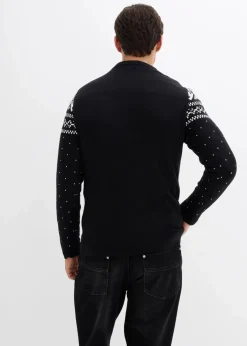 Online Weihnachtspullover aus weichem Baumwollmix Herren Große Größen|Pullover & Strickjacken