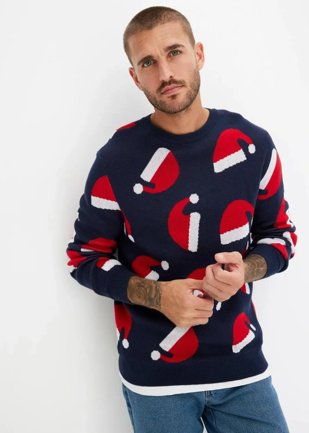 Online Weihnachtspullover mit Baumwolle Herren Große Größen|Pullover & Strickjacken