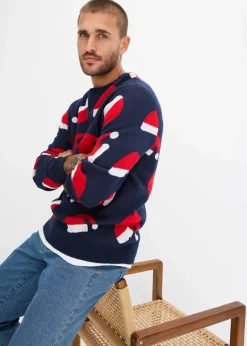 Online Weihnachtspullover mit Baumwolle Herren Große Größen|Pullover & Strickjacken