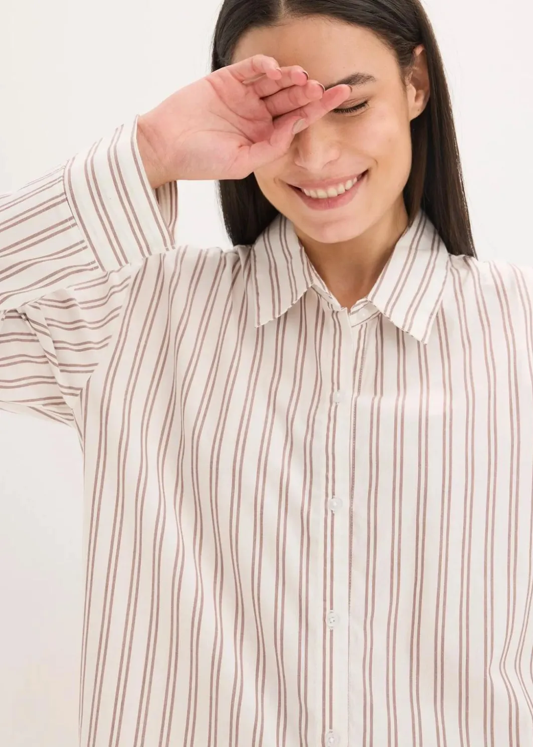 Damen bonprix Wäsche·Homewear|Wäsche·Nachtwäsche|Weit geschnittener Loungewear Hausanzug aus gewebter Baumwolle