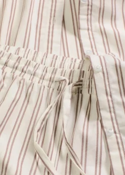 Damen bonprix Wäsche·Homewear|Wäsche·Nachtwäsche|Weit geschnittener Loungewear Hausanzug aus gewebter Baumwolle