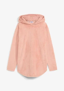 Online Weit geschnittener Loungewear Kuschel-Fleece Longpullover Damen Wäsche·Homewear|Bekleidung·Strickmode