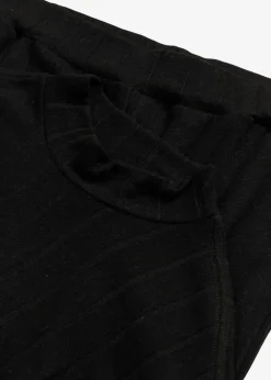 Hot Weit geschnittener Loungewear Hausanzug aus weicher Rippe Damen Homewear|Nachtwäsche