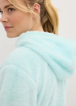 Clearance Weit geschnittener Loungewear Kuschel-Fleece Longpullover Damen Homewear|Sportwäsche