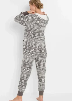 Hot Weit geschnittener Loungewear Overall aus Sweatware Damen Wäsche·Homewear|Wäsche·Nachtwäsche