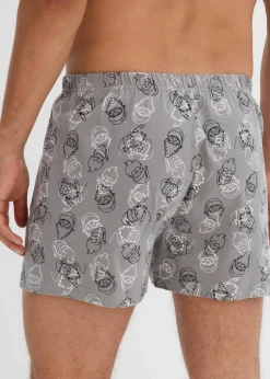 Outlet weite Boxershorts mit Bio-Baumwolle (3er Pack) Herren Boxershorts|Große Größen