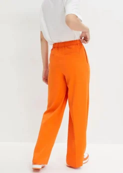 Clearance Weite Bundfaltenhose Damen Bekleidung·Kleider|Hosen