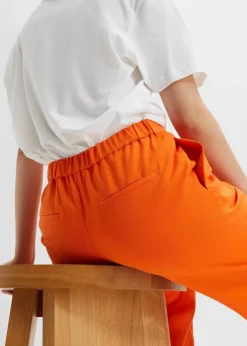 Clearance Weite Bundfaltenhose Damen Bekleidung·Kleider|Hosen