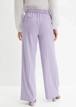 Damen bonprix Nachhaltigere Materialien|Hosen|Weite Bundfaltenhose
