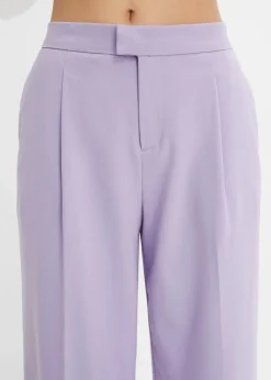 Damen bonprix Nachhaltigere Materialien|Hosen|Weite Bundfaltenhose