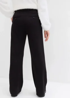 Online Weite Bundfaltenhose aus Viskosemix Damen Bekleidung·Kleider