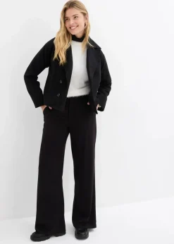 Online Weite Bundfaltenhose aus Viskosemix Damen Bekleidung·Kleider
