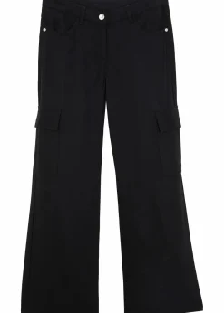Kinder bonprix Mädchen 9-16 Jahre·Hosen & Leggings|Weite Cargohose aus fließender Viskose