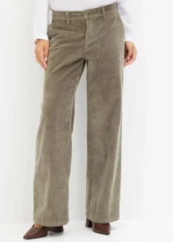 Damen bonprix Hosen|Bekleidung·Kleider|Weite Cordhose